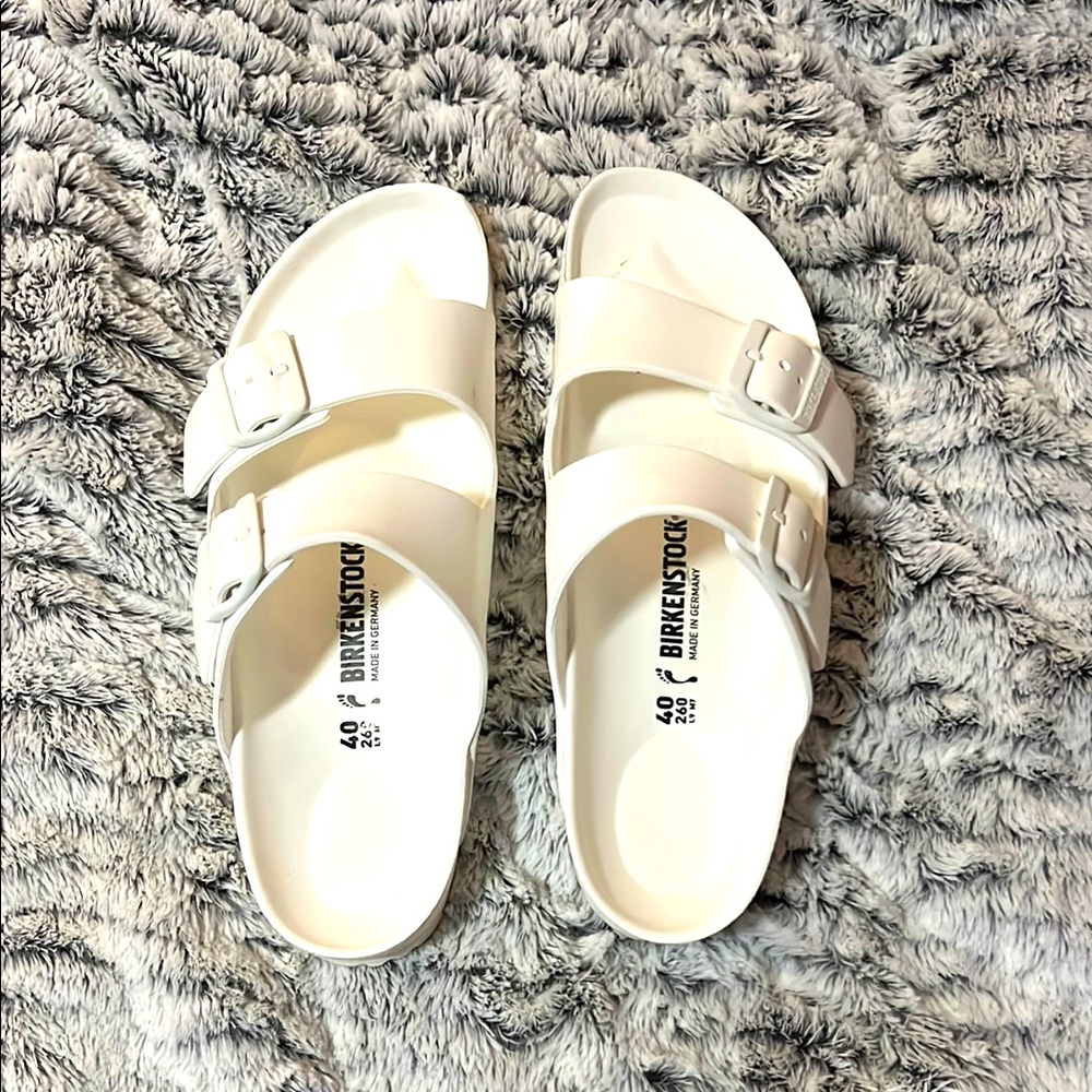 White Birkenstocks